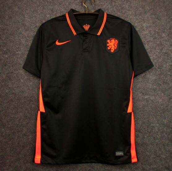 2020 EURO Netherlands Away Kit Soccer Jersey